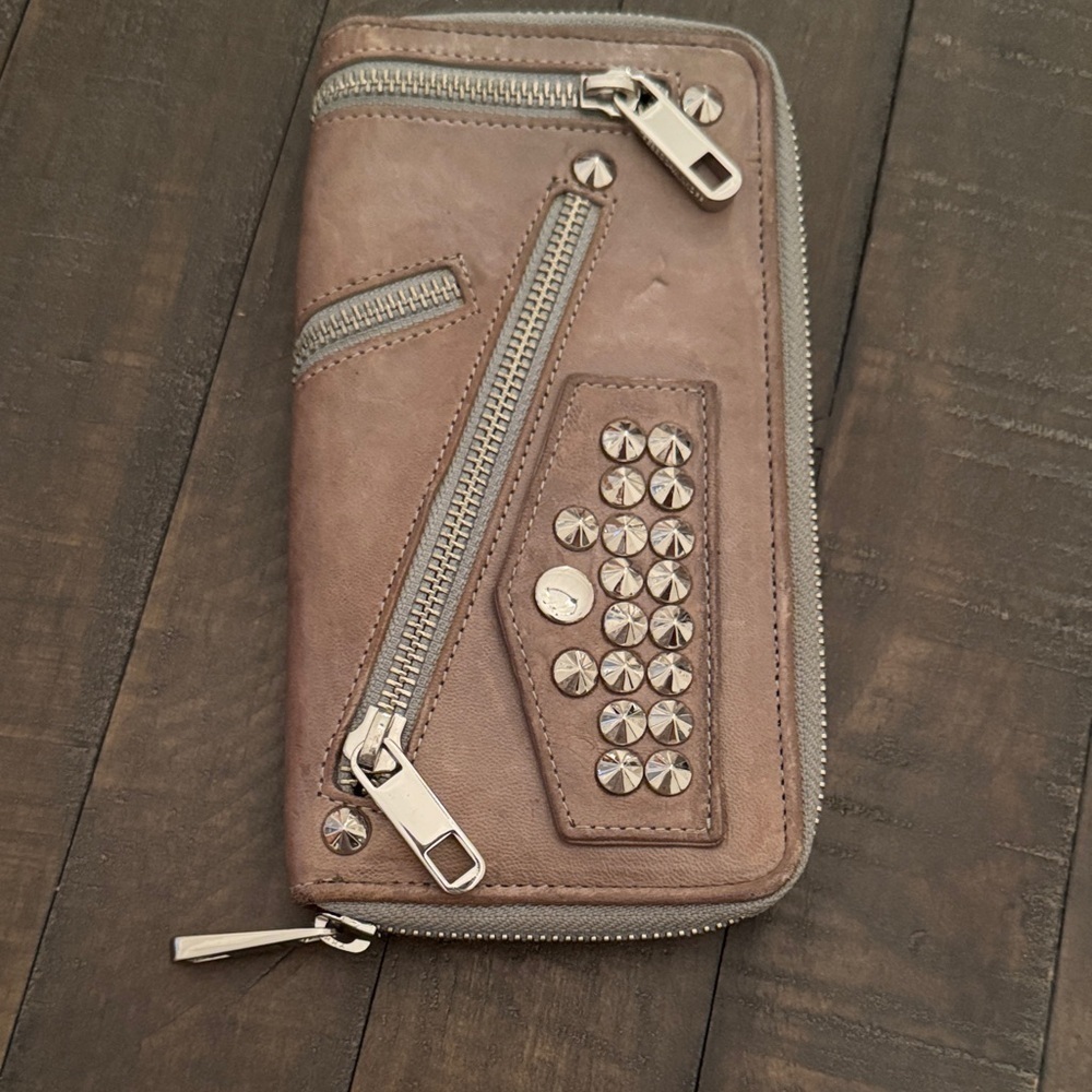 Rebecca Minkoff Taupe Leather Wallet